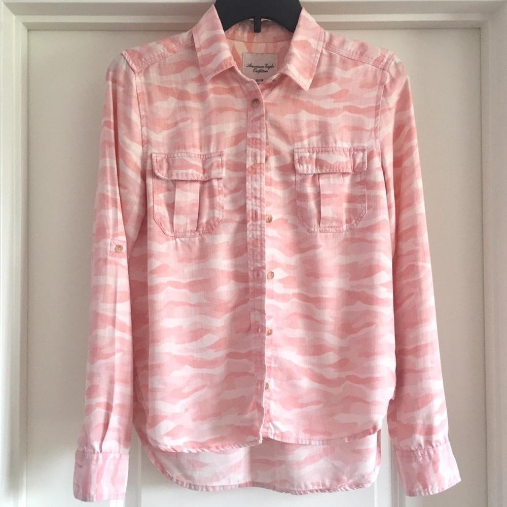 🌵 Camo Button-up Shirt